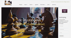 Desktop Screenshot of dewilligedame.nl